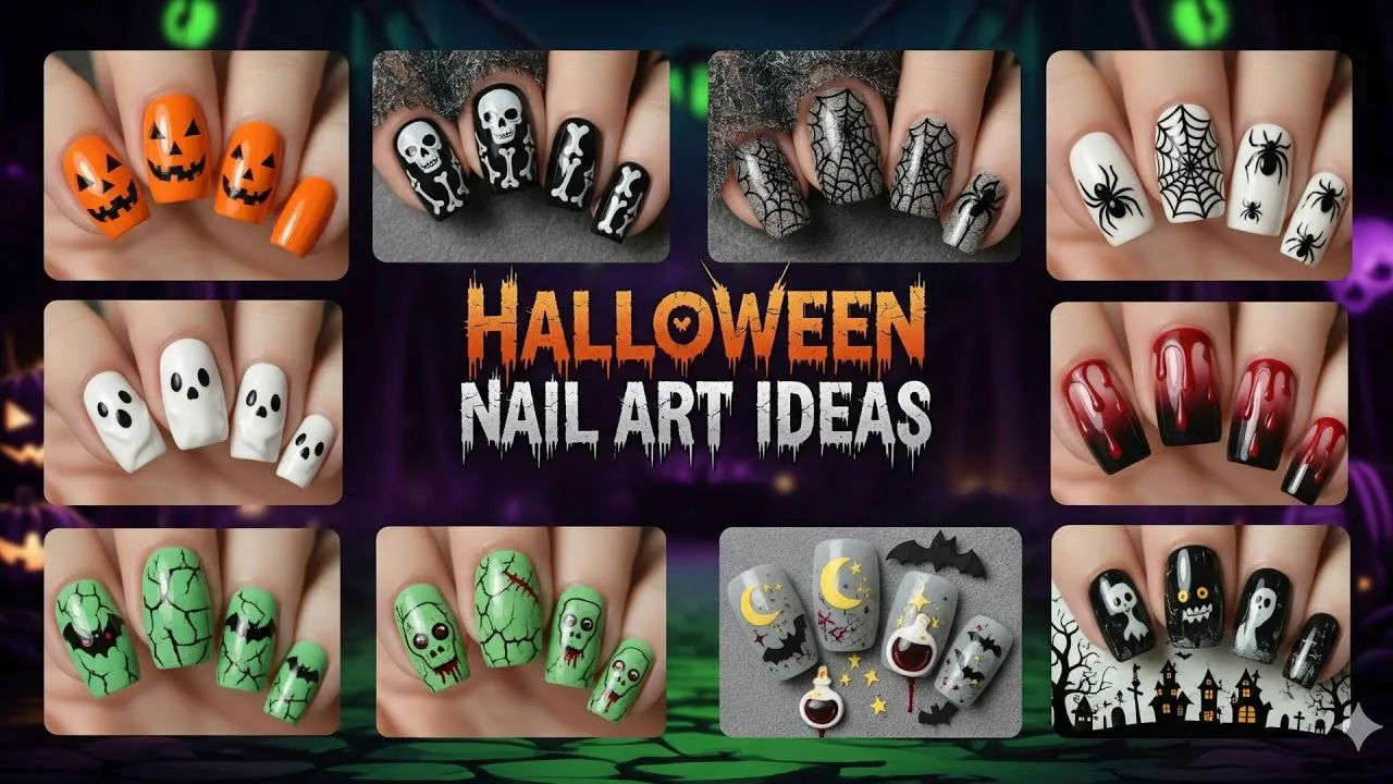 Halloween Nails | 30+ Spooky & Cute Halloween Nail Art Ideas 2025